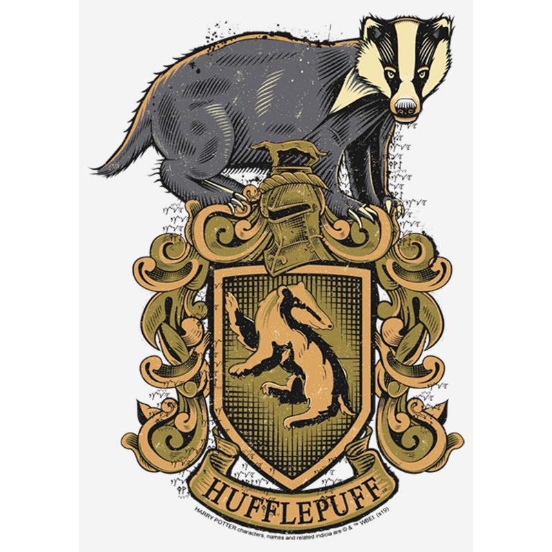 Women's Harry Potter Hufflepuff Crest T-Shirt, 2 of 6