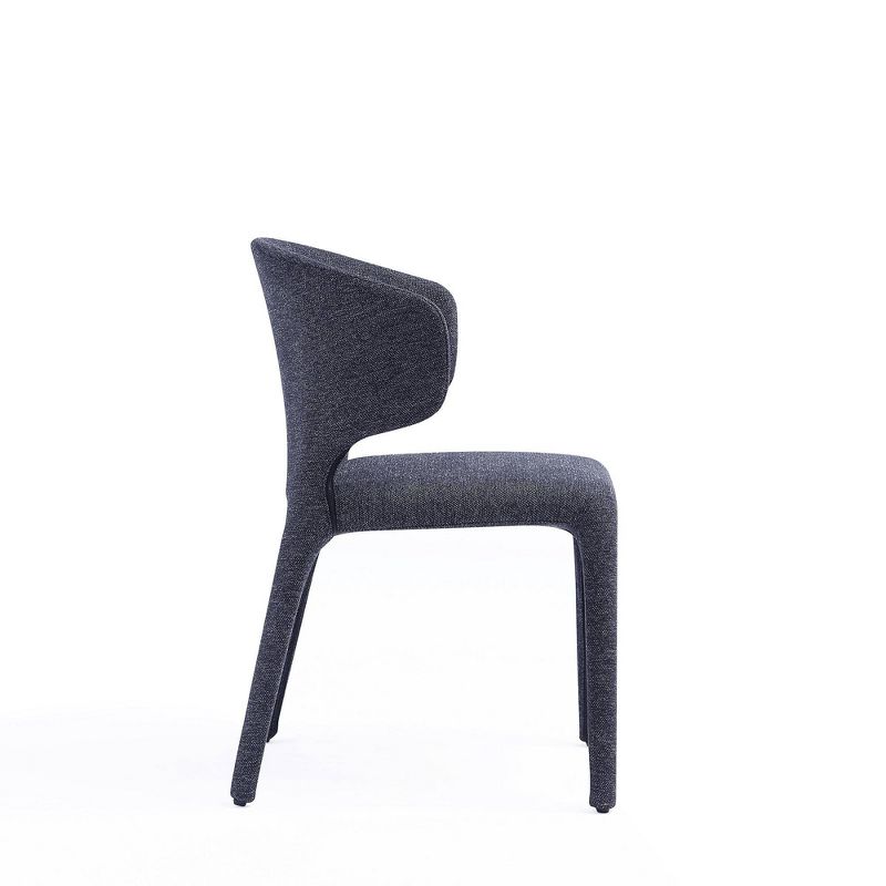 Set of 4 Conrad Modern Woven Tweed Dining Chairs - Manhattan Comfort, 6 of 12