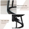 TackView 47''Round Dining Table for 4-6, Farmhouse Dining Room Circle Dinner Table with Storage and Metal Legs,for Living Room,Kitchen - 4 of 4