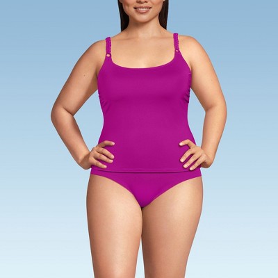 Lands' End Women's Macrame Tankini Top