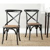 Franklin 18" H X-Back Farmhouse Dining Chair (Set of 2) - AMH9500 - Safavieh Couture - 4 of 4