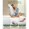 FAPO Cooling Pillows Queen Size Set of 2 - Bed Pillows for Sleeping, Alternative Microfiber Filled Pillows for Back, Stomach Sleepers - 2 of 4