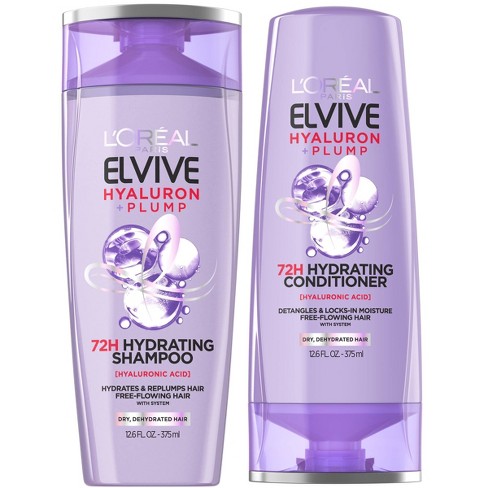 L'oreal Paris Elvive Hyaluron Plump Hydrating Shampoo : Target