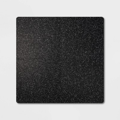 Interlocking Floor Tiles - Premium EVA &#38; Rubber Black 24&#34; x 24&#34; All In Motion&#8482;