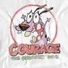 Courage The Cowardly Dog Vintage Courage Adult T-Shirt - 2 of 4