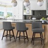 Arceso 26" Swivel Bar Stools with for Home Kitchen Island - 2 of 4