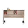Full/Queen Bookcase Headboard, Brown finish - 2 of 4
