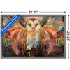 Trends International Jumbie - Owl Framed Wall Poster Prints - 3 of 4