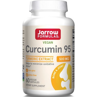Jarrow Formulas, Inc. Vegan Curcumin 95 500 mg 60 Veg Caps.