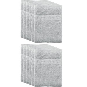 Unique Bargains Durable Soft Absorbent Thick Cotton Kitchen Towels 13 X 13 Inches - 1 of 4