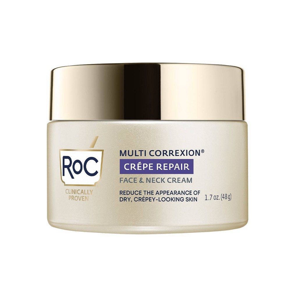 Photos - Cream / Lotion RoC Face & Neck Anti-Aging Moisturizer Firming Cream for Crepey Skin - 1.7 fl oz 