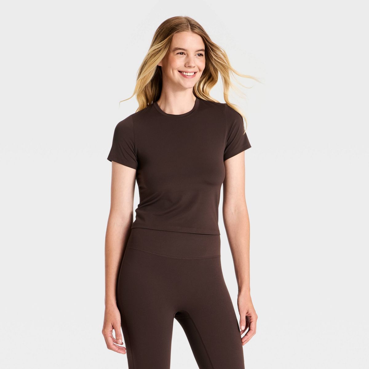 Women's Short Sleeve Everyday Soft Open Back T-Shirt - All In Motion™