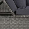 vidaXL Patio Bed Gray 78.7 in.x23.6 in. Poly Rattan - 4 of 4