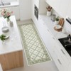 Modern Area Rugs Diamond Floor Mats with Non-Slip Backing - 3 of 4