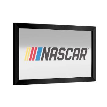 NASCAR  Black Framed Bar Mirror