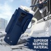 BABYYER Water Bottle Carrier Bag with Phone Pocket for Stanley 40oz Tumbler Neoprene Water Bottle Holder Pouch - 2 of 4
