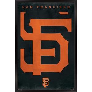 Trends International MLB San Francisco Giants - Logo 25 Framed Wall Poster Prints - 1 of 4