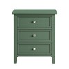 PAGED Wooden Nightstand with 3 Storage Drawers, Modern Side Table with Handles, Bedside Cabinet for Bedroom, Living Room - 3 of 4