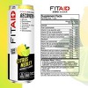 FITAID ZERO Citrus Medley, 5 Calories, Zero Sugar, Keto-Friendly, Number 1 Post-Workout Recovery Drink, BCAAs, Glucosamine 12 Fl Oz (Pack of 24) - 3 of 4