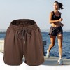 Unique Bargains Women's Flowy Running Shorts Casual High Waisted Workout Shorts 1Pc - 2 of 4