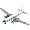Convair CV-580 Commercial Aircraft "Frontier Airlines" White with Teal Stripes 1/400 Diecast Model Airplane by GeminiJets - 2 of 3