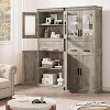 COZONY 66.9" Pantry Cabinet with Drawer, 4 Shelves Freestanding Storage Buffet for Kitchen, Dining Room, Living Room, Bathroom - 4 of 4