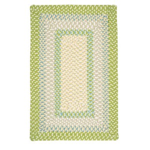 Colonial Mills Montego Braided Rug, Lime Twist 2'x3', Rectangle Shape - 1 of 4