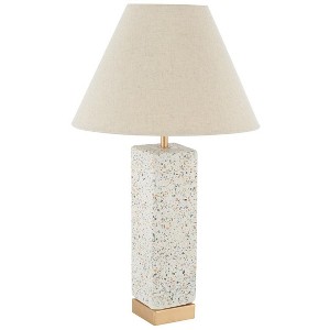 Jannise 21" Table Lamp - Natural/Gold - Safavieh. - 1 of 4