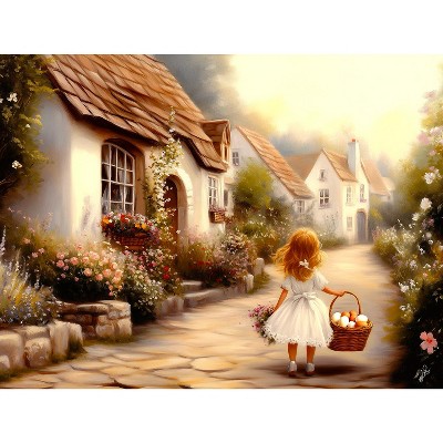 Sunsout Delivering Eggs 300 pc   Jigsaw Puzzle 77173