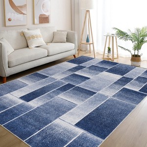 Garvee Large Area Rugs Indoor Machine Washable Runner Rug Modern Geometric Patchwork Carpet Rockwood Collection Rugs for Living Room Bedroom Office - 1 of 4