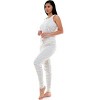 Emerson Road Womens Jersey Lined Terry Lounging Jumpsuit - 2 of 3