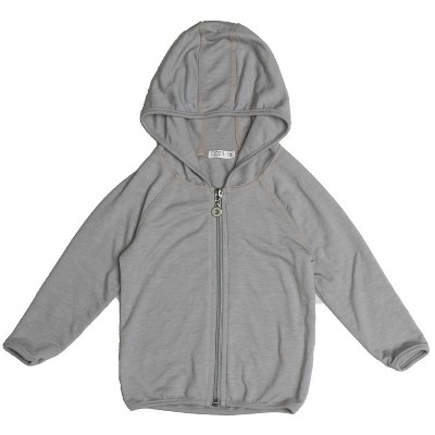 Boy's 's Long Sleeve Zip Hoodie with Binding Heather - Cozii