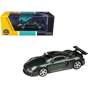 2012 RUF CTR3 Clubsport Oak Green Metallic 1/64 Diecast Model Car by Paragon Models - 1 of 4