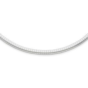 Black Bow Jewelry 4mm Rhodium Plated Sterling Silver Cubetto Chain Necklace, 16-18 Inch - 1 of 4