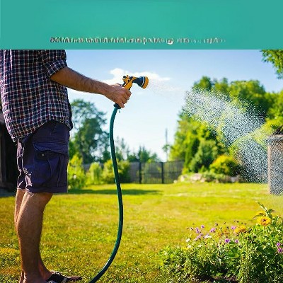 Programmable Black and Green 2-Outlet Hose Timer