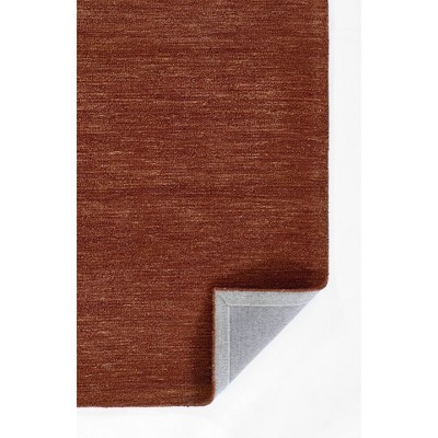 James 5'x8' Rust Hand-Tufted Wool Area Rug
