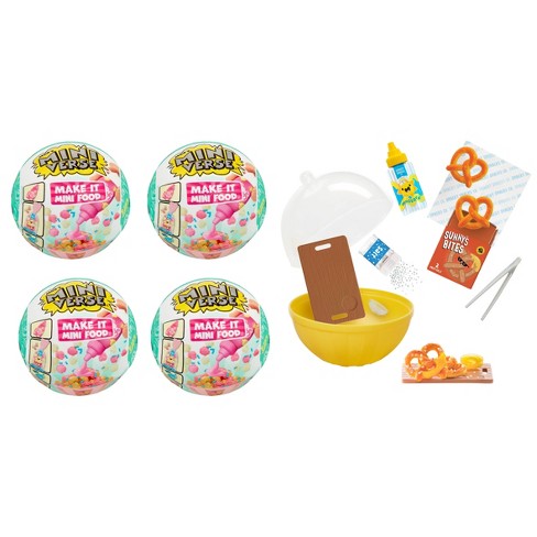 Mga's Miniverse Make It Mini Food Café Series 2 Movie Theater Snack Mini  Collectibles 4pk : Target