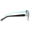 Tiffany & Co.  80553C Womens Rectangle Sunglasses Top Black on Azure 55mm - 3 of 3