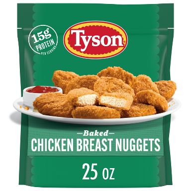 Tyson Baked Chicken Nuggets - Frozen - 25oz