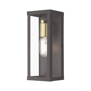 Livex Lighting Gaffney 1 - Light Wall Light in  Bronze/Antique Gold - 1 of 4