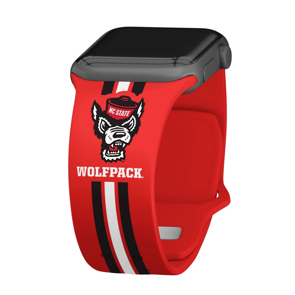NCAA North Carolina State Wolfpack Wordmark HD Apple Watch Band - 42/44/45/49mm Short