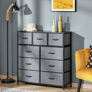 NicBex 5-Drawer Dresser with Fabric Drawers Closet Organizers and Storage with Steel Frame and Wooden Top for Bedroom, Living Room, Office - 1 of 4
