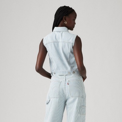 Levi's Women's Vest – Classic Denim Sleeveless Jacket
