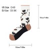 Boersma Women’s Crew Socks 3-Pack – Soft Cotton Casual Ankle Socks, Cute Floral Design, Breathable & Comfortable Bootie Socks for Everyday Wear - 2 of 4