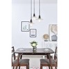 Elegant Lighting Waltz 3 light black Pendant - 2 of 4
