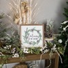 Northlight Wooden Framed "Believe In The Season" Christmas Wall Sign - 11.75" - 2 of 4