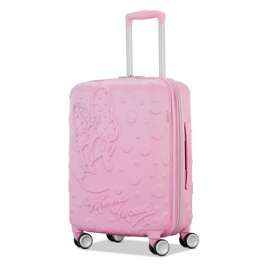 Lクリンminnie American Tourister Hardside Disney All Ages Molded Minnie Carry On