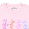 Disney Girl's Minnie Mouse Elegantly Sitting Tie-Dye Cropped T-Shirt - 3 of 4