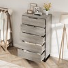 5 Dresser for Bedroom, 51" Tall Dresser, Freestanding Vertical Drawer Cabinet with Storage, Wooden Closet Storage Chest - 3 of 4