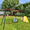 Dexmalle rainbow colour interesting 5in1 swingset - 2 of 4